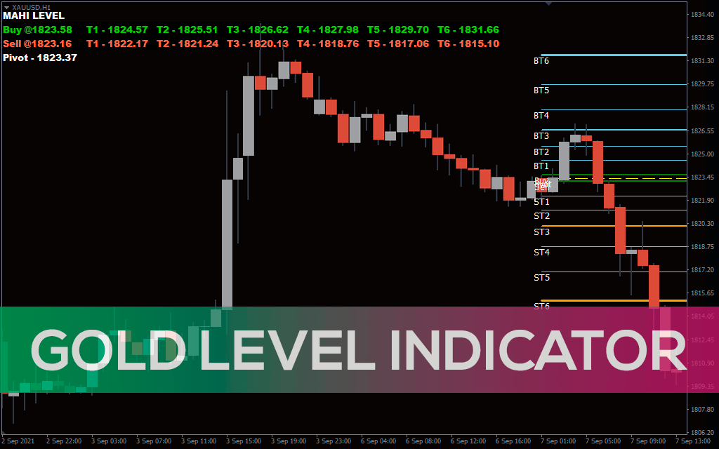 Gold Level Indicator For MT5