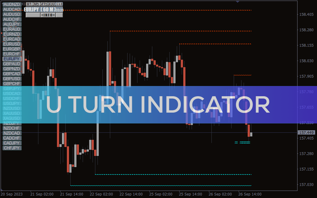 U Turn Indicator